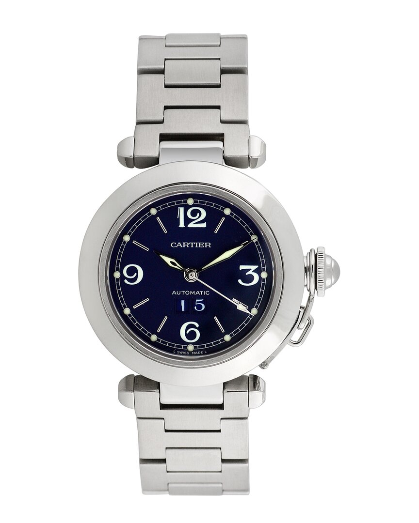 Cartier Unisex Pasha Watch, Circa 2000s (authentic ) In Blue