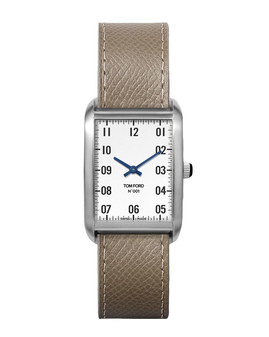 Tom Ford Unisex 001 Watch In Brown