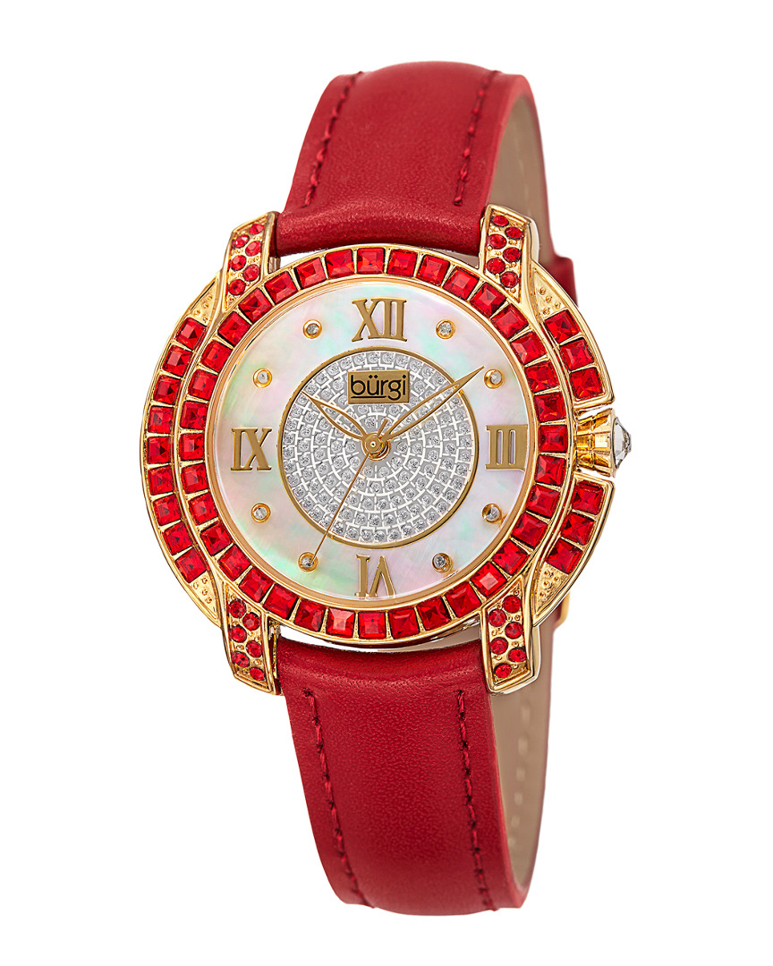 Burgi Women's Diamond Watch