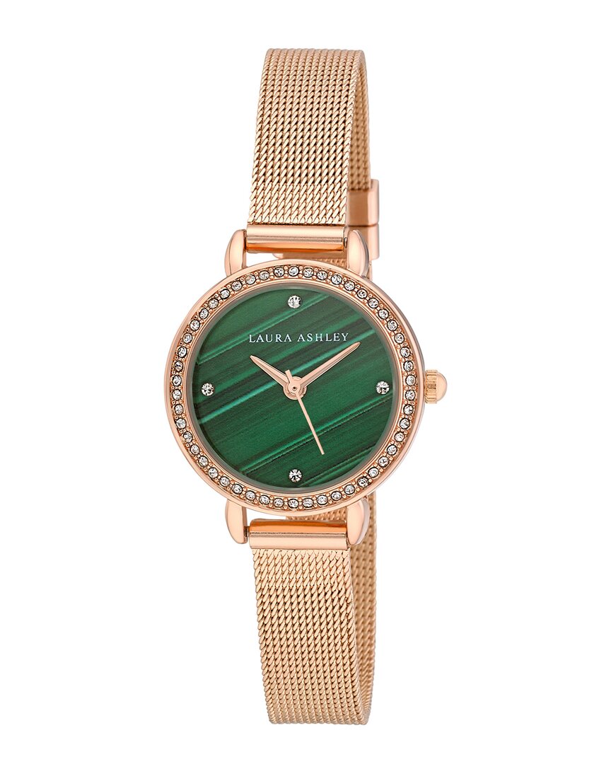 Amazon.com: Laura Ashley Women's LA31005PK Analog Display Japanese Quartz  Pink Watch : Clothing, Shoes & Jewelry