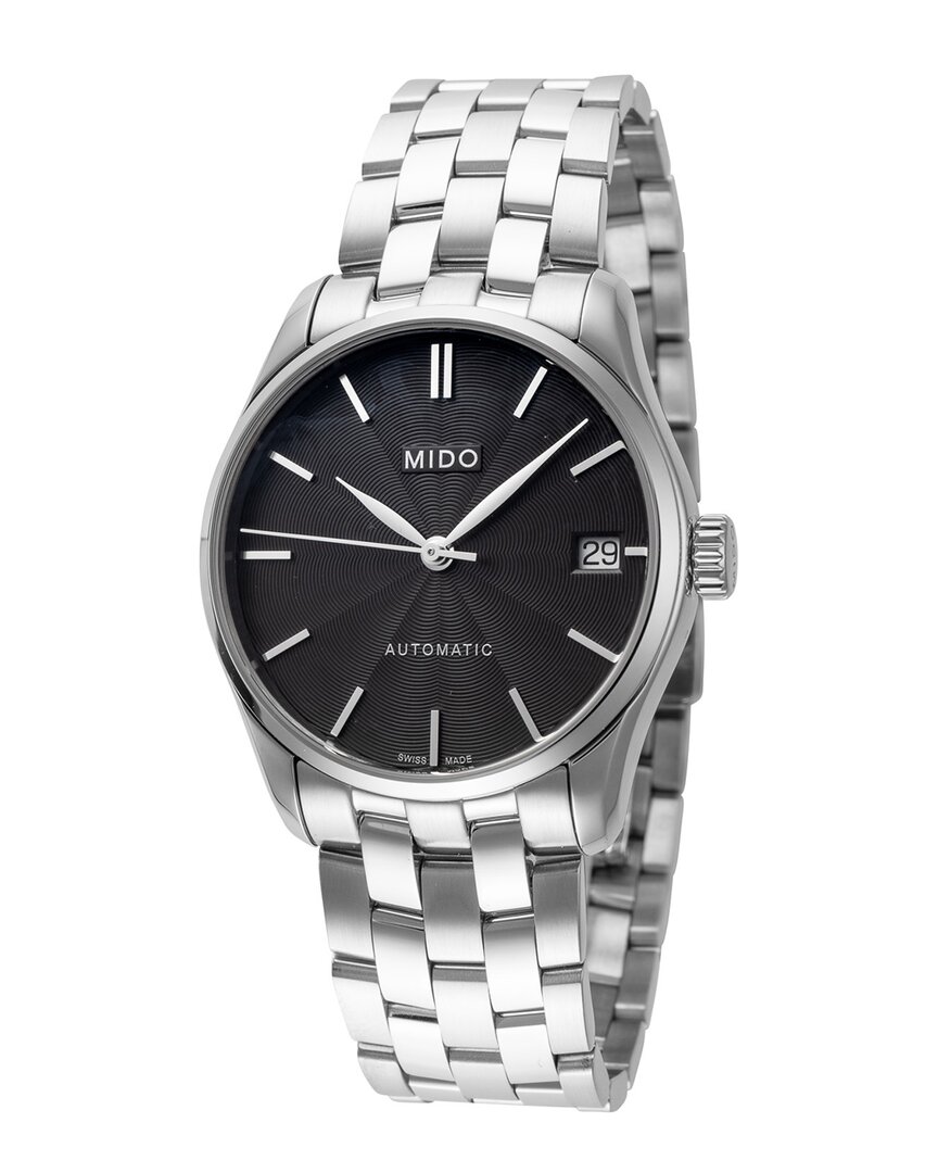 Mido Women's M0242071106100 Belluna Ii 33mm Automatic Watch In Silver