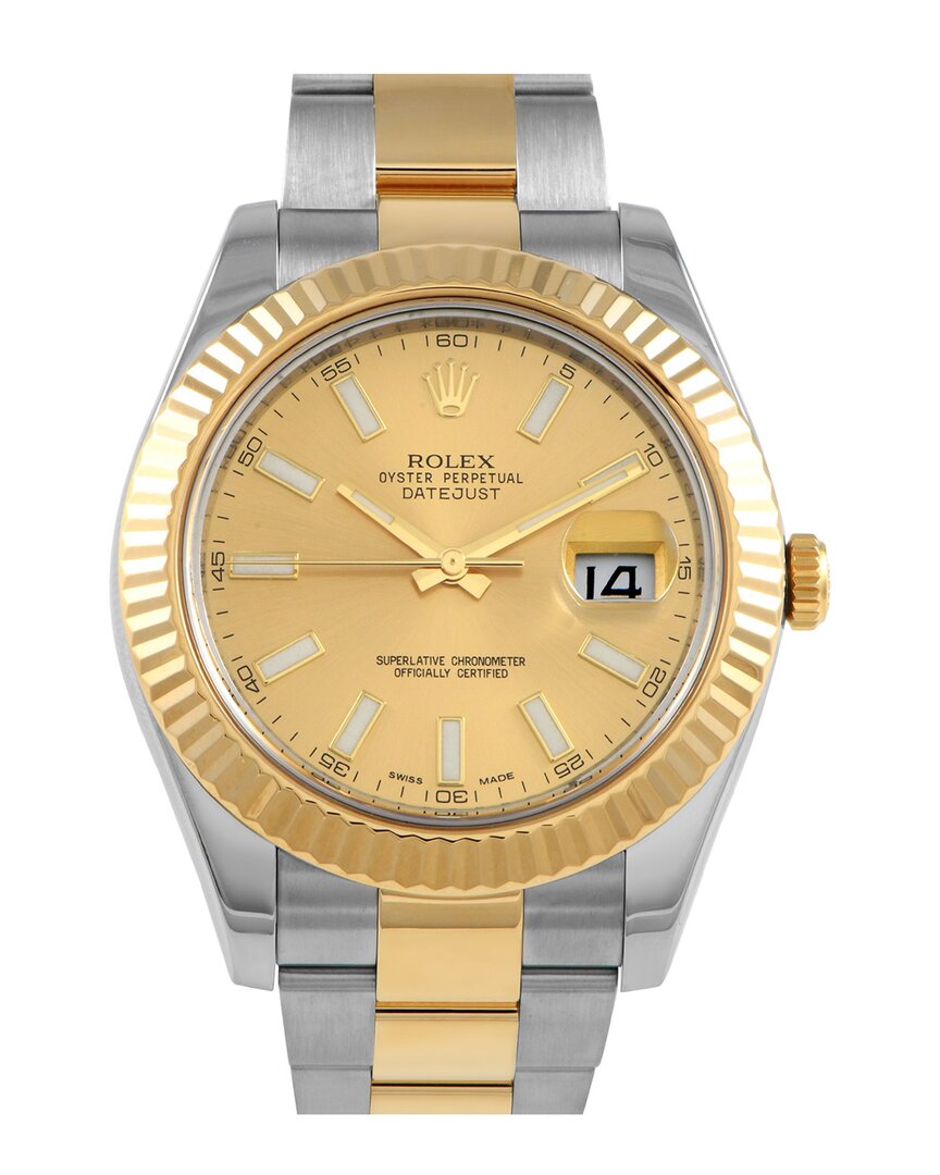 Heritage Rolex Rolex Mens Datejust Watch (pre-loved)
