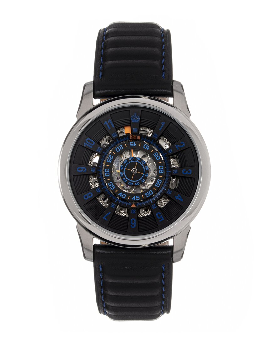 Reign Monterey Automatic Black Dial Men's Watch Reirn6402 In Black / Orange