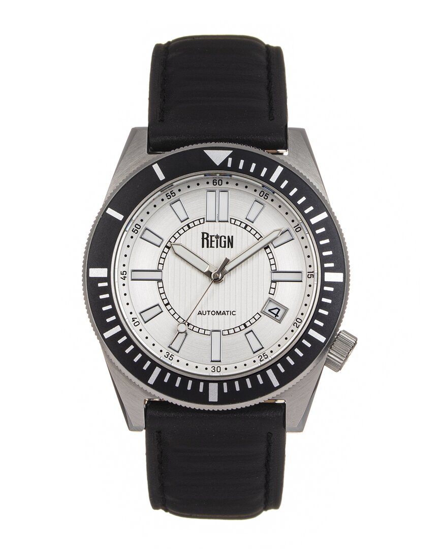 Reign Francis Silver-tone Dial Men's Watch Reirn6301 In Black / Silver
