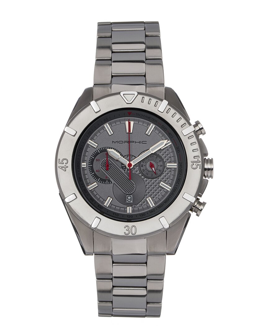Morphic M94 Series Grey Dial Mens Watch Mph9402 In Grey / Silver