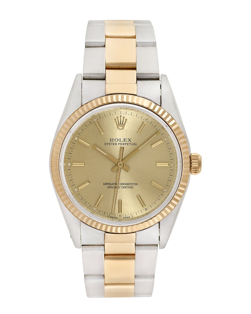 Heritage Rolex Rolex Men's Oyster Perpetual Watch, Circa 1990's (pre-loved)