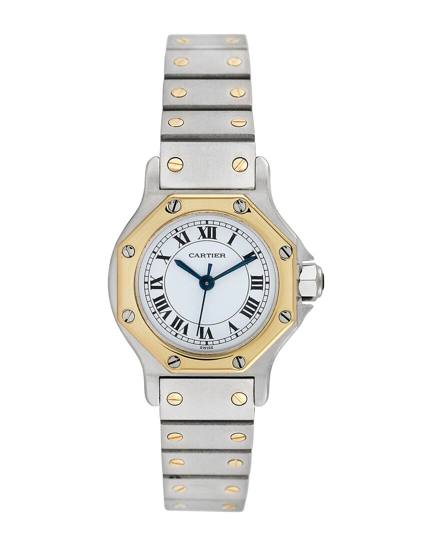Cartier Women's Santos Octagon Watch, Circa 1980s/1990s (authentic )
