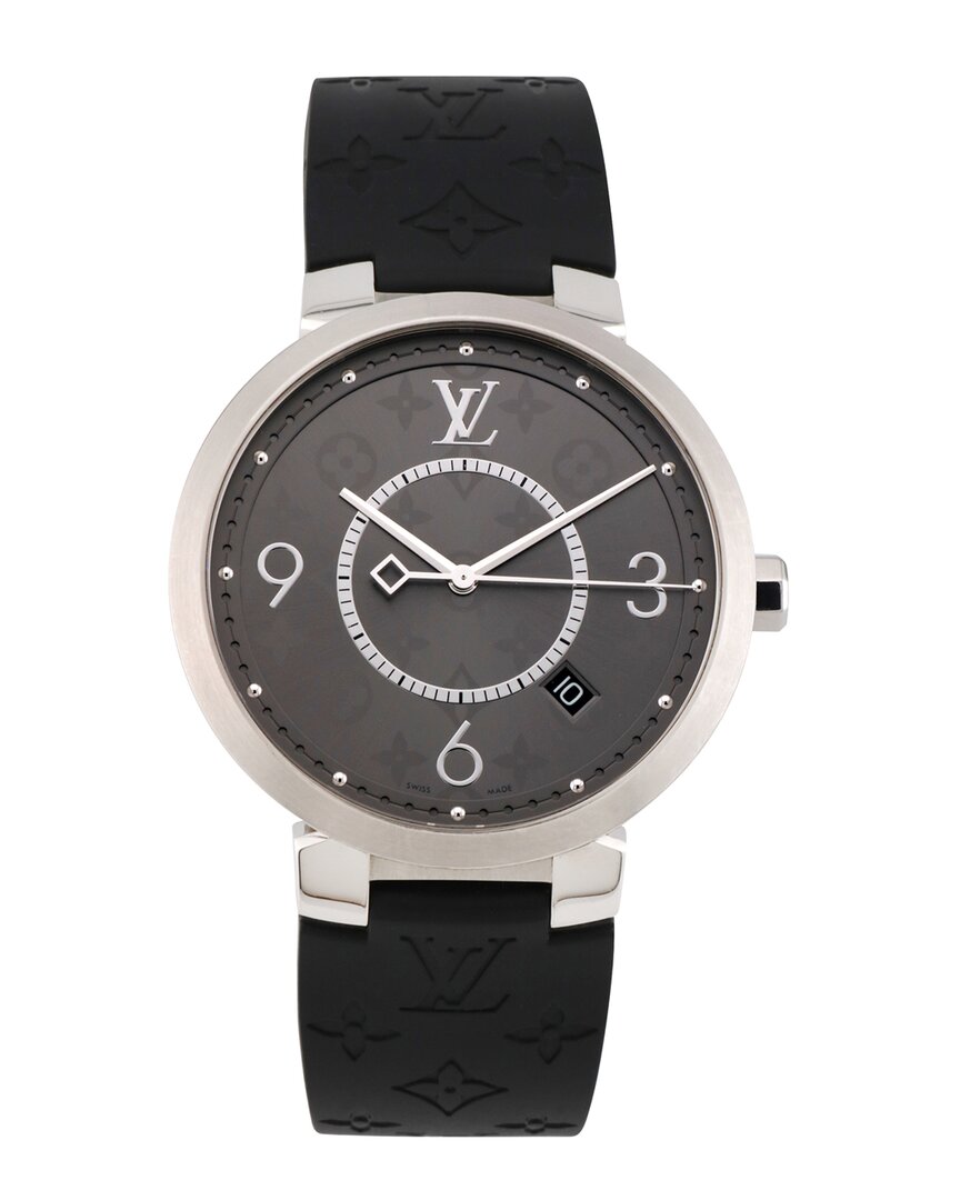 Pre-owned Louis Vuitton Men's Tambour Eclipse Watch