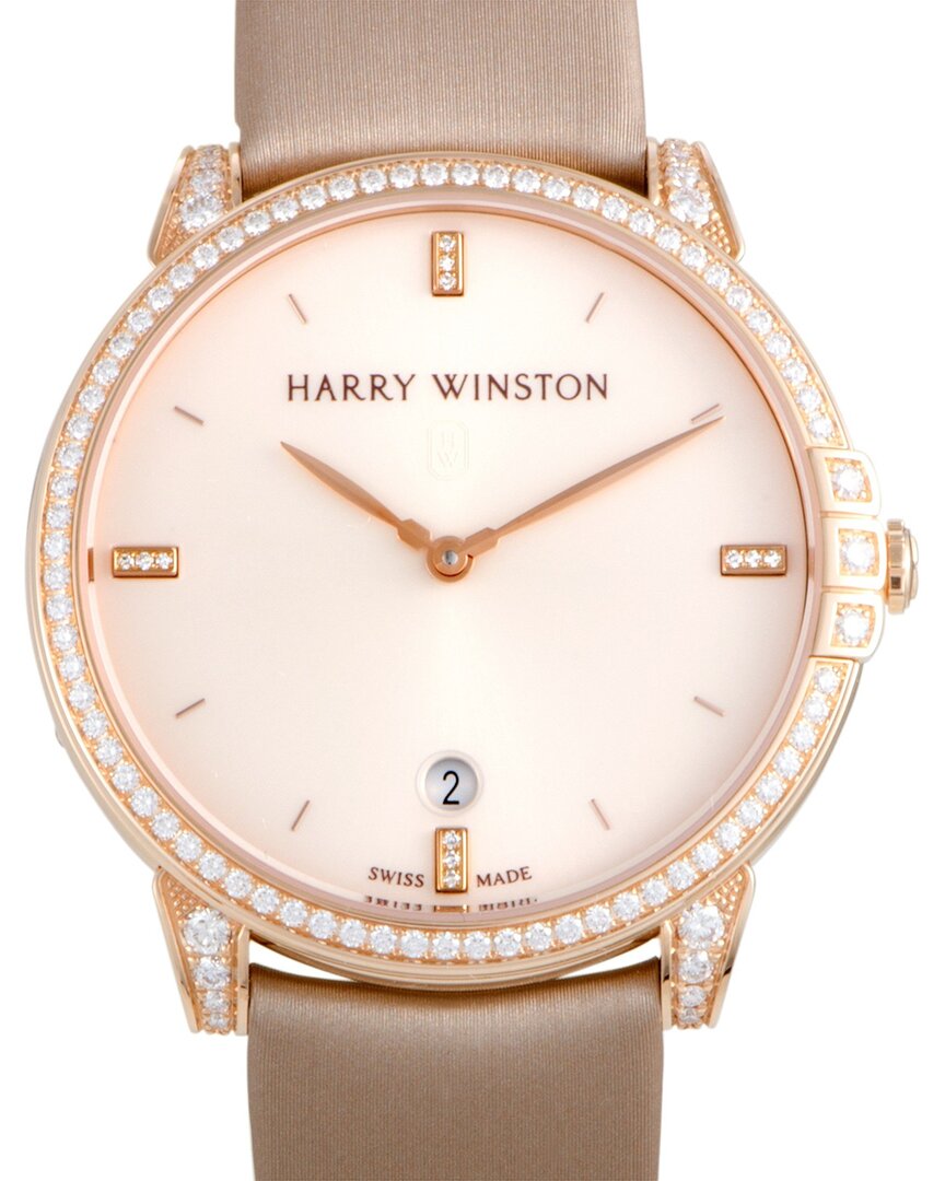 HARRY WINSTON HARRY WINSTON WOMEN'S MIDNIGHT DIAMOND WATCH (AUTHENTIC PRE-LOVED) 