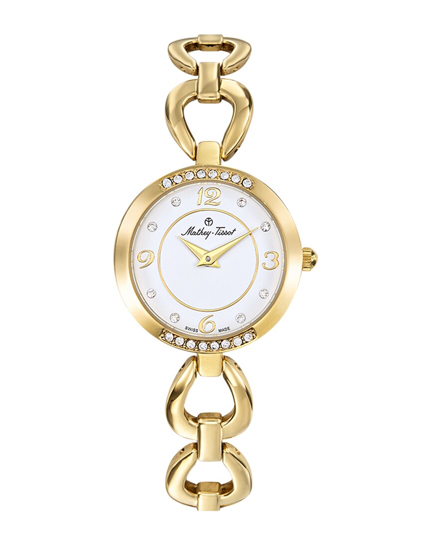 Do Not Use Mathey Tissot Mathey Tissot Women's Fleury 1496 Watch In Gold