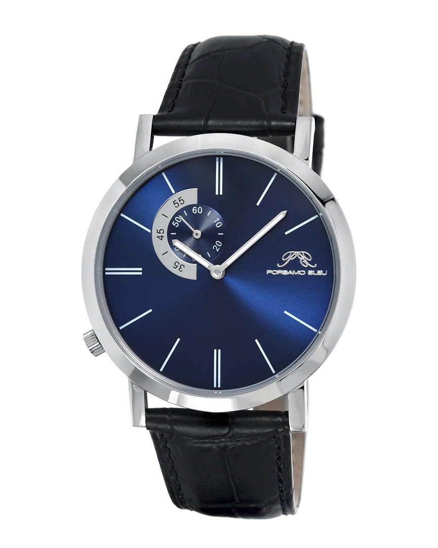 Porsamo Bleu Men's Leather Watch