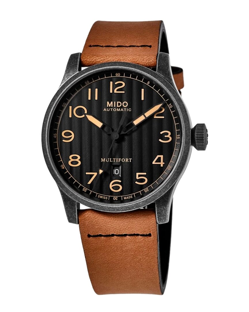 Mido Men's Multifort 44mm Automatic Watch
