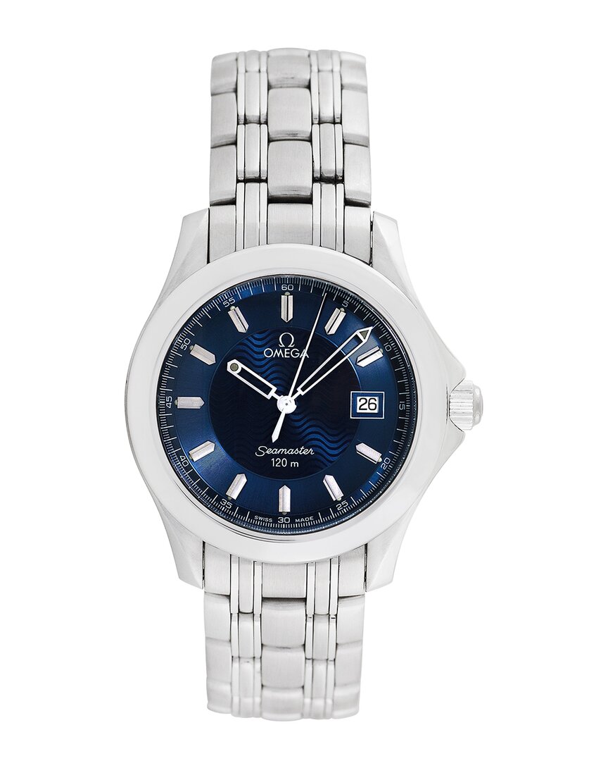 Omega Men's Seamaster Watch, Circa 1990's (authentic ) In Metallic