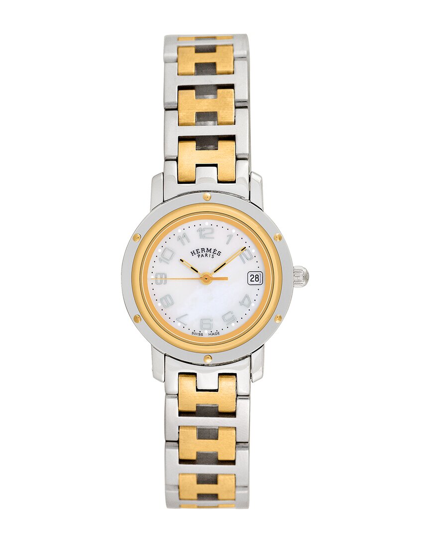 Pre-owned Hermes Hermès Women's Clipper Watch, Circa 2000's (authentic Pre-loved)