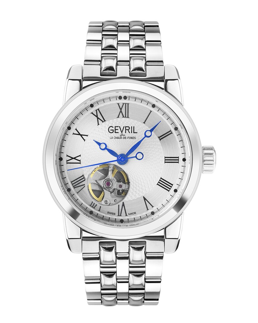 Gevril Madison Automatic Silver Dial Men's Watch 2582 In No Color