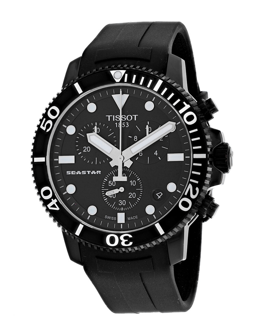 Tissot Men's Seastar 1000 Watch In Black