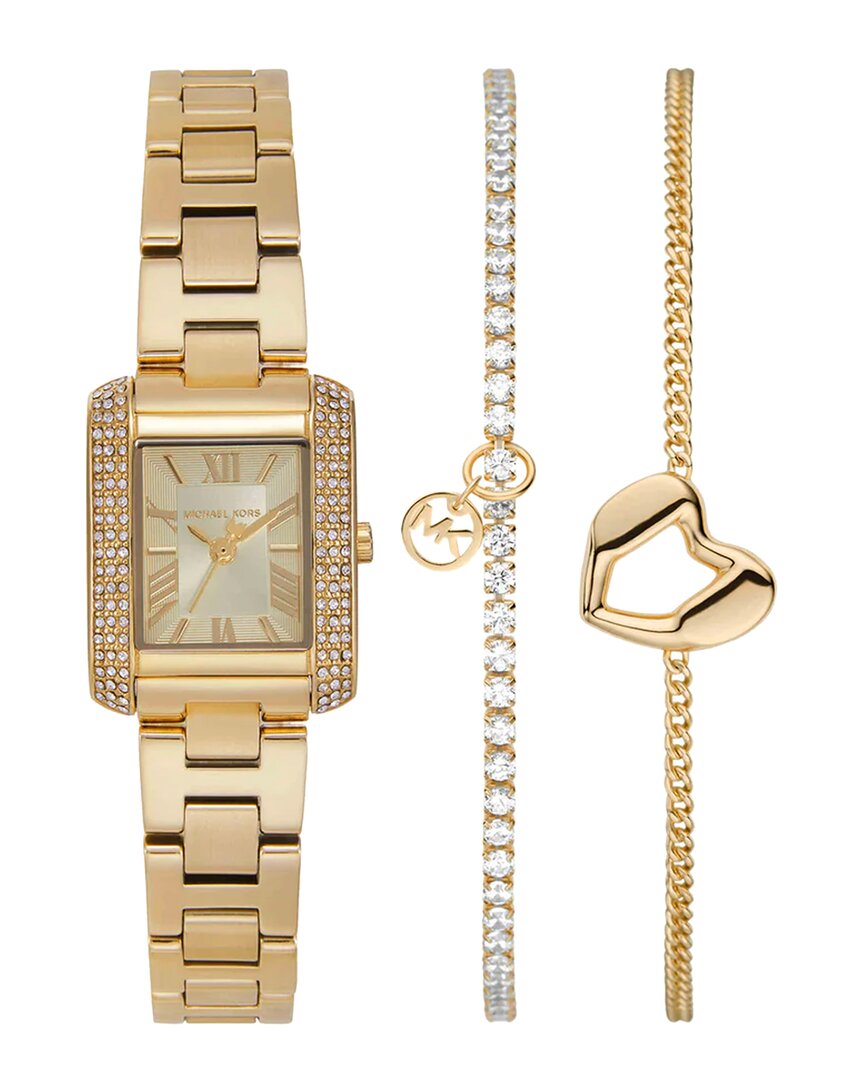 Michael Kors Women's Emery Set Watch In Gold