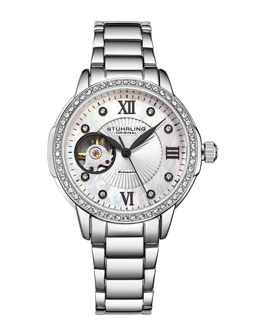 Stuhrling Original Perle 3951 Automatic 36mm Skeleton