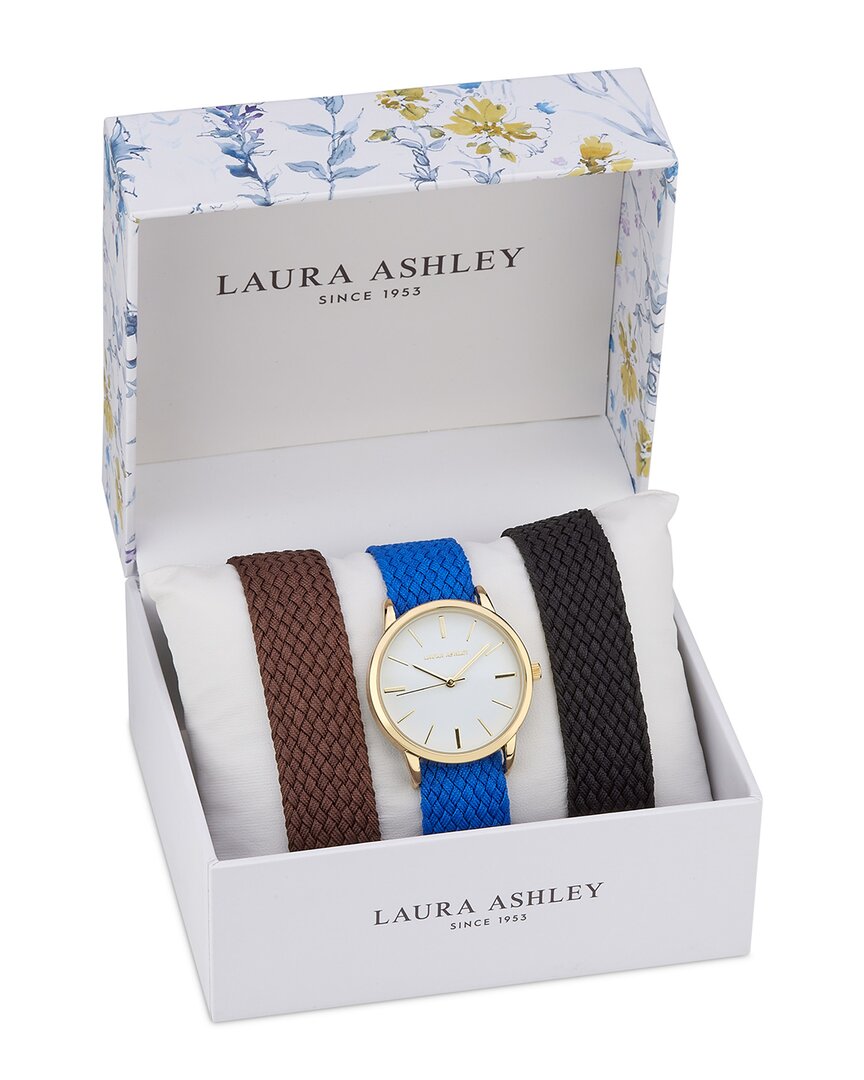 Laura Ashley Womens Rose Goldtone Bracelet Watch La2017rg | Westland Mall