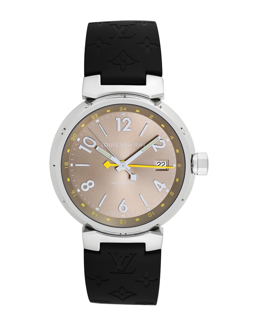 Pre-owned Heritage Louis Vuitton Louis Vuitton Men's Tambour Watch