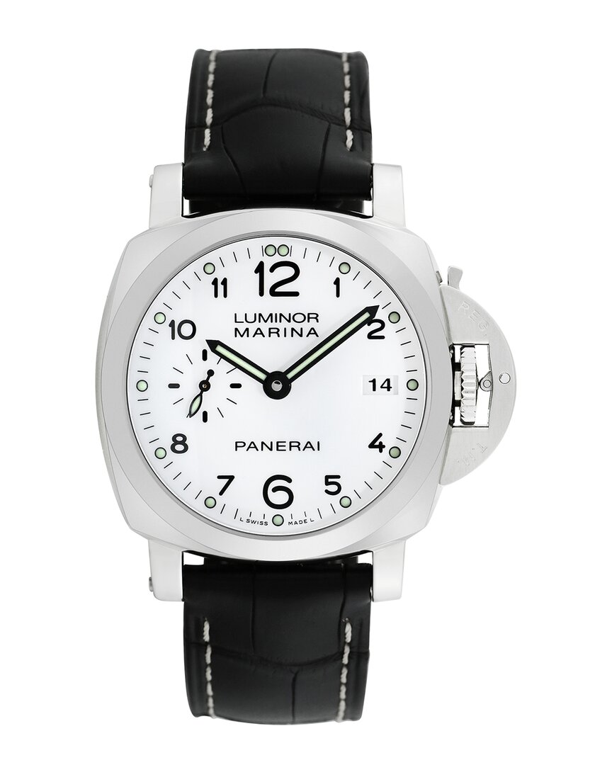 Heritage Panerai Panerai Men s Luminor Marina Watch In Black