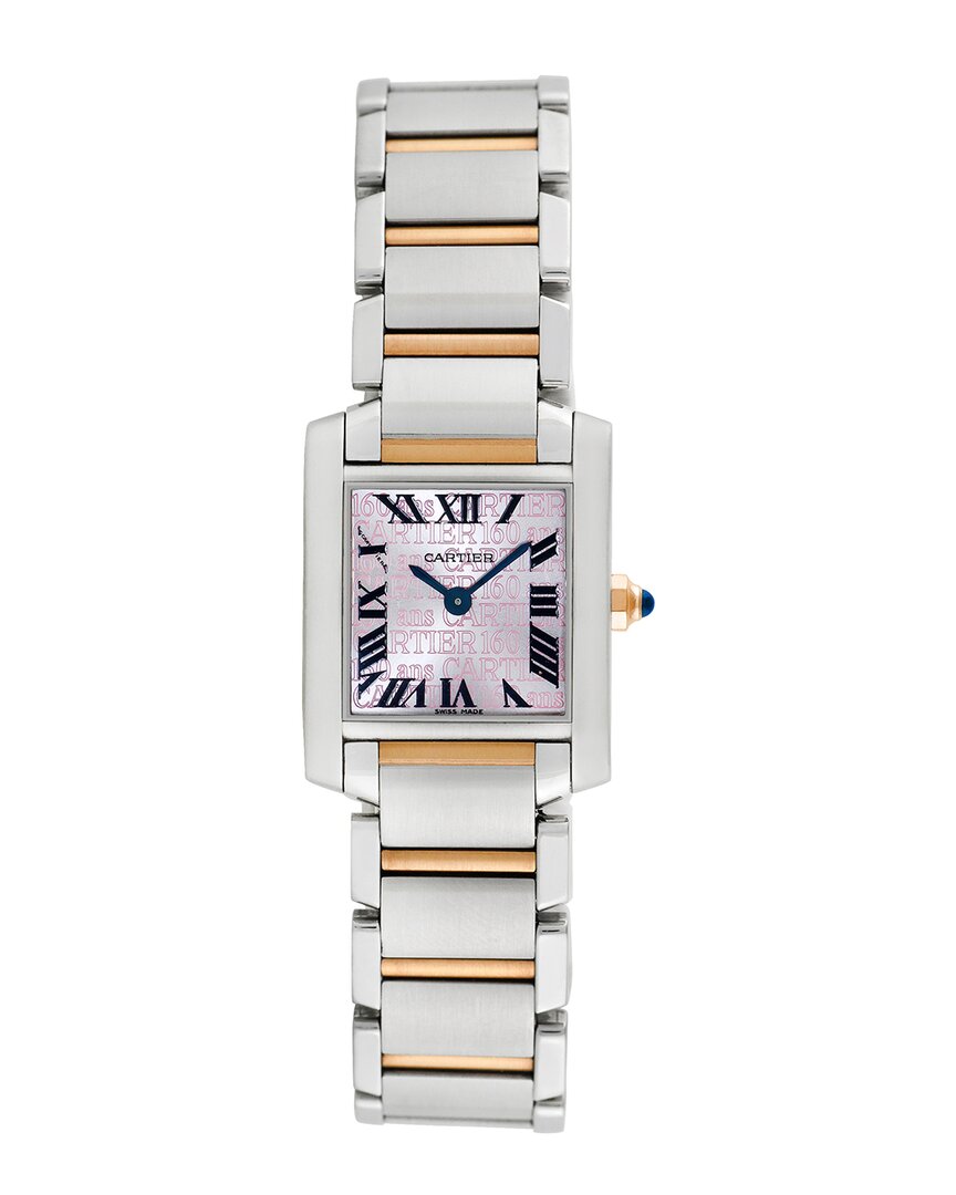 Cartier Women's Tank Francaise 160th Anniversary Limited Edition Watch, Circa 2000s (authentic Pre-o