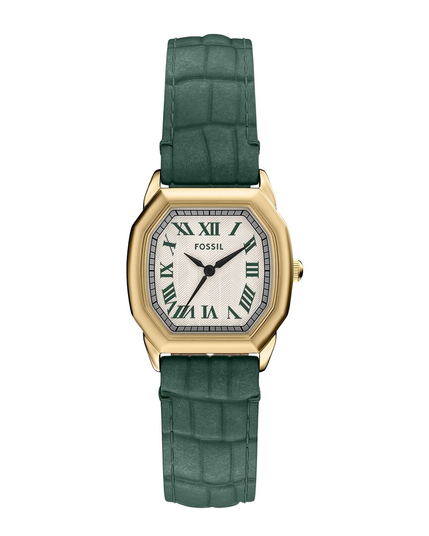 Fossil Harlow Watch, 27mm In Green