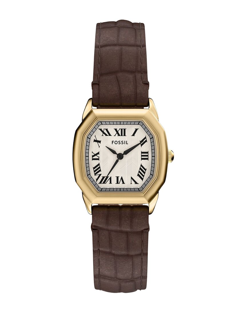 Fossil Harlow Watch, 27mm In Burgundy