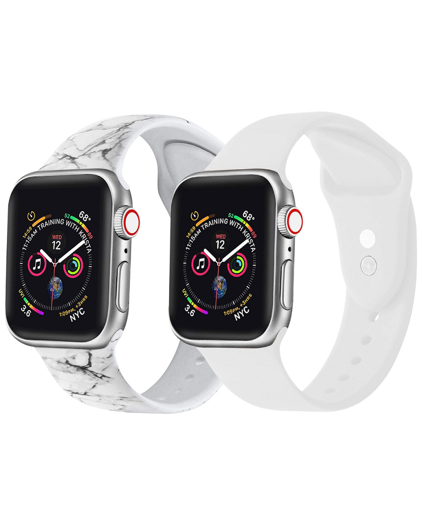 Posh Tech 2pk Printed Silicone Bands
