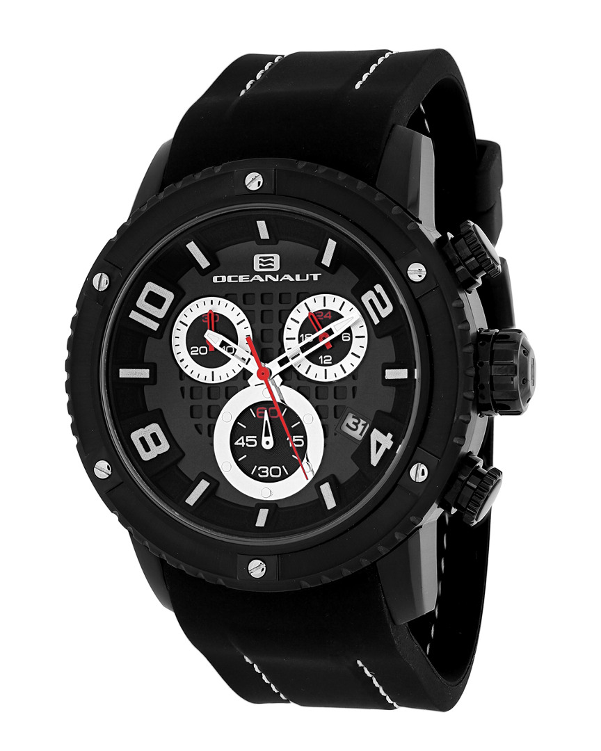 Oceanaut Impulse Sport Mens Chronograph Quartz Watch Oc3124r In Black