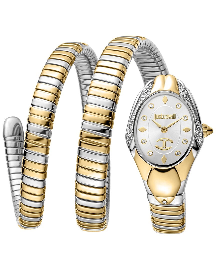 Just Cavalli Women's Women's Snake Watch In Gold
