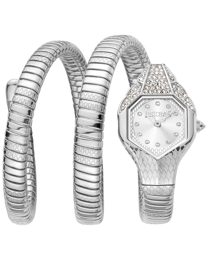 Just Cavalli Women's Women's Snake Watch In Metallic
