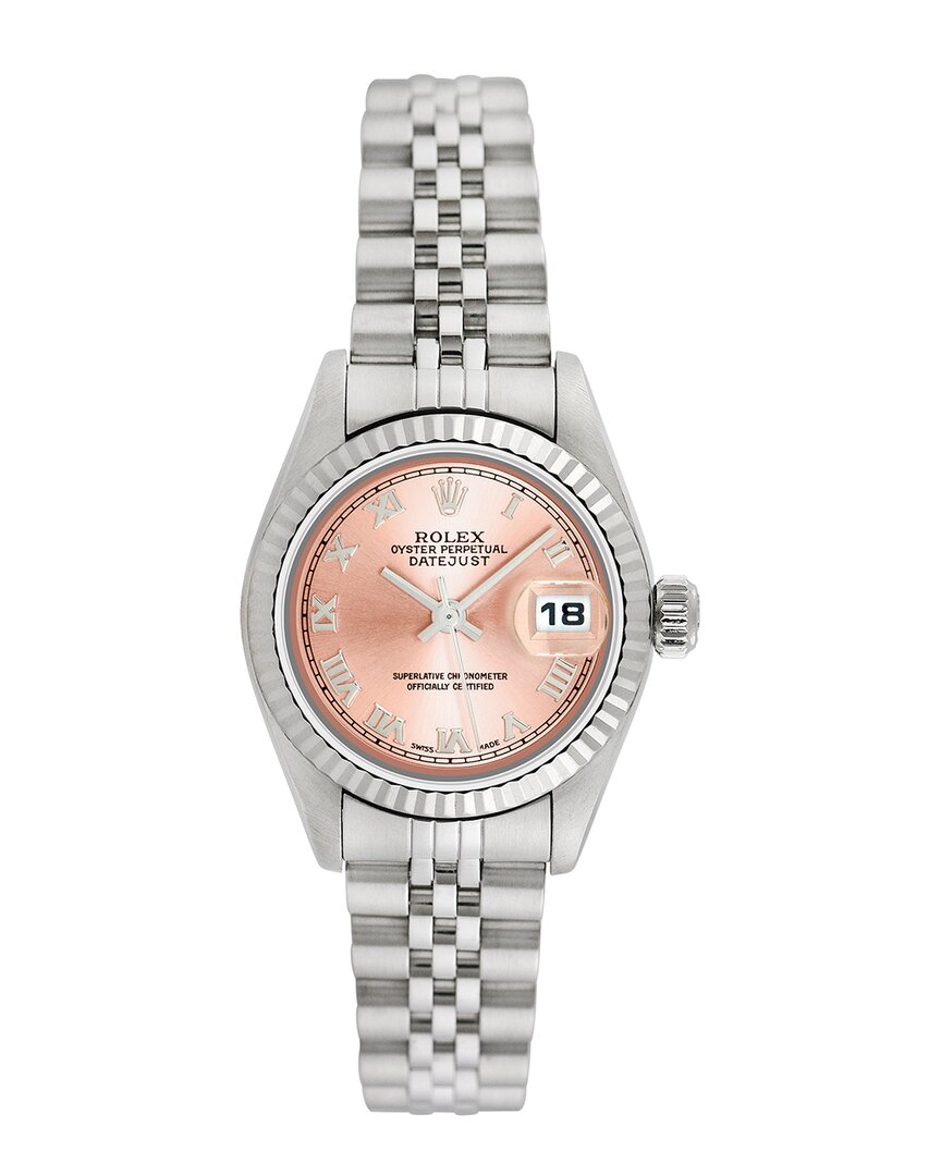 Heritage Rolex Rolex Women's Datejust Watch, Circa 2000's (pre-loved) In Metallic