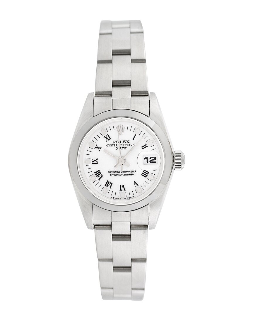 Heritage Rolex Rolex Women's Date Watch, Circa 2000s () In Metallic