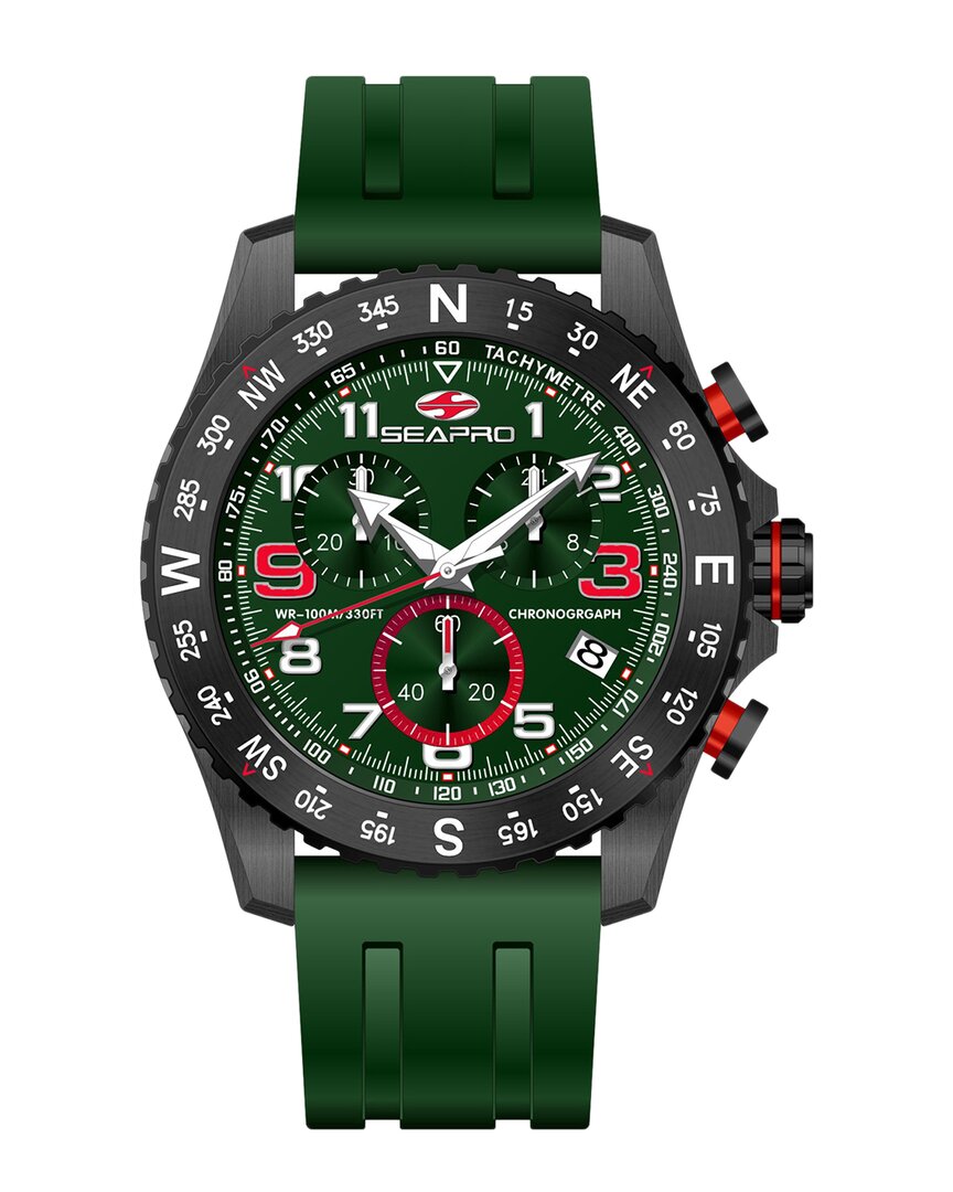 Seapro Men's Gallantry Green Dial Watch