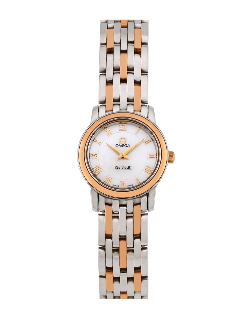 Omega Women's De Ville Watch, Circa 2000's (authentic Pre-loved) In Gold