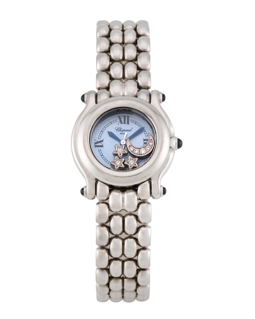 Chopard Women's Happy Sport Diamond Watch (authentic Pre-loved) In Metallic