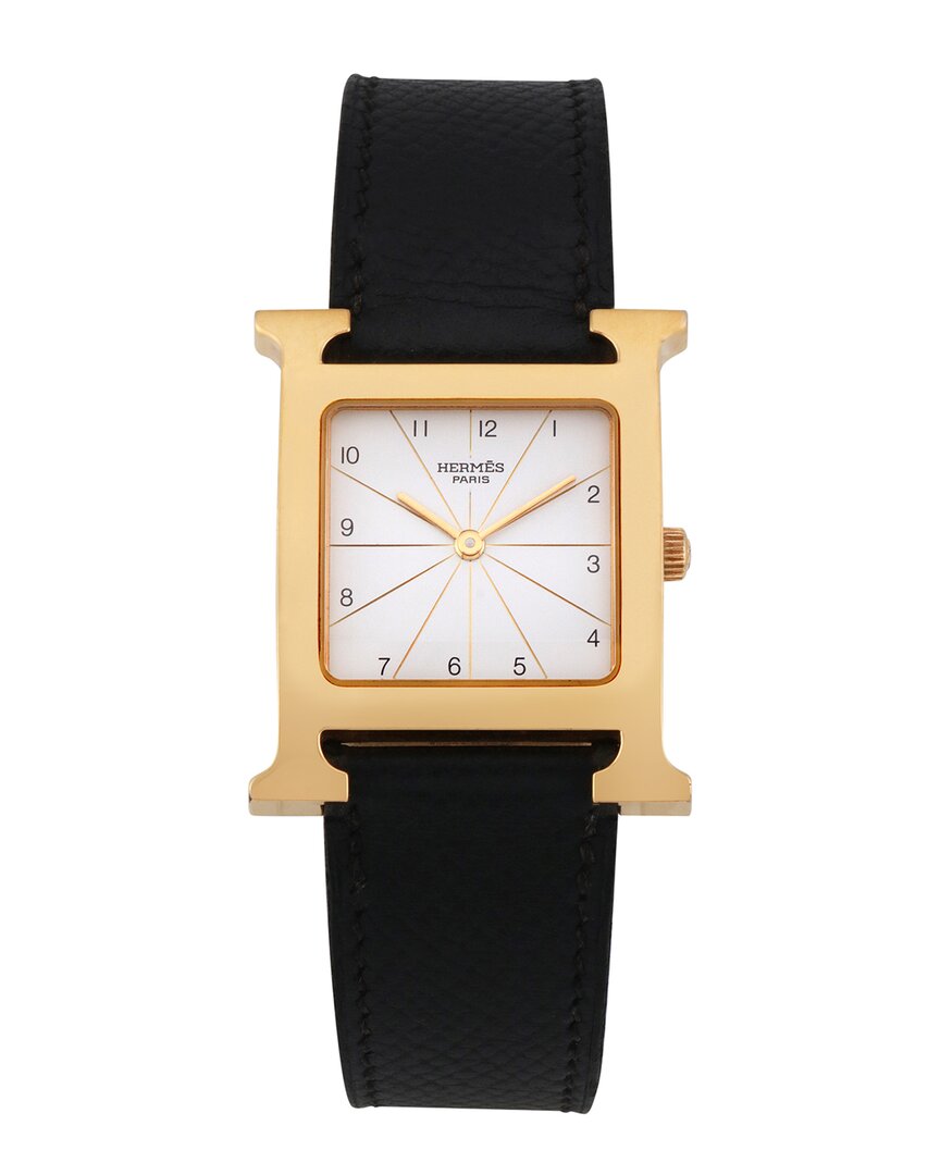 Pre-owned Hermes Women's Heure H Watch (authentic Pre-loved)