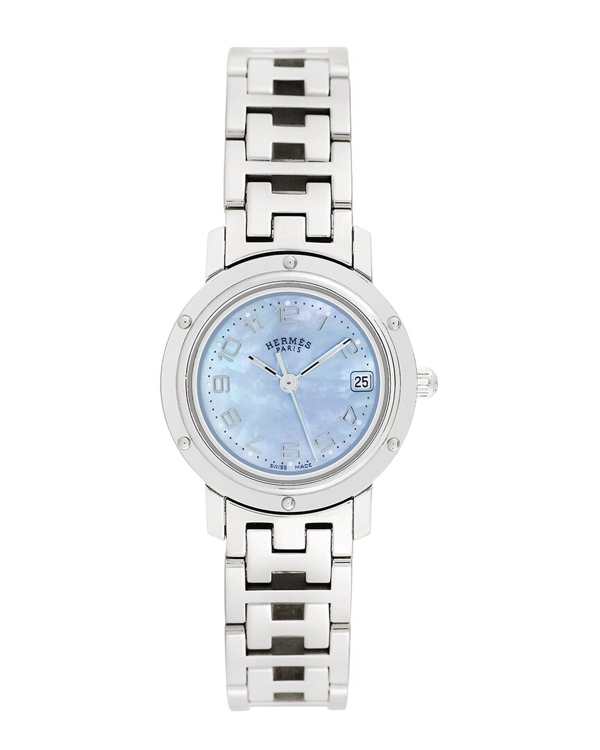 Pre-owned Hermes Ladies Clipper Watch, Circa 2000's (authentic Pre-loved)