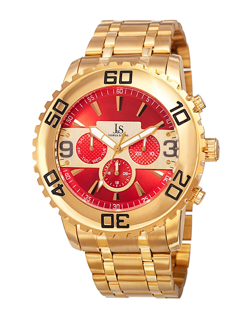 Joshua And Sons Joshua & Sons Men's Alloy Watch
