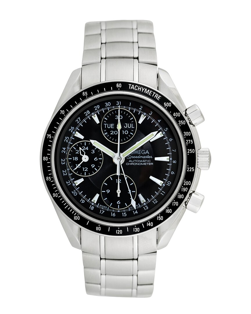 Omega Men's Speedmaster Chrono Day/date Watch, Circa 2000's (authentic Pre-loved) In Metallic