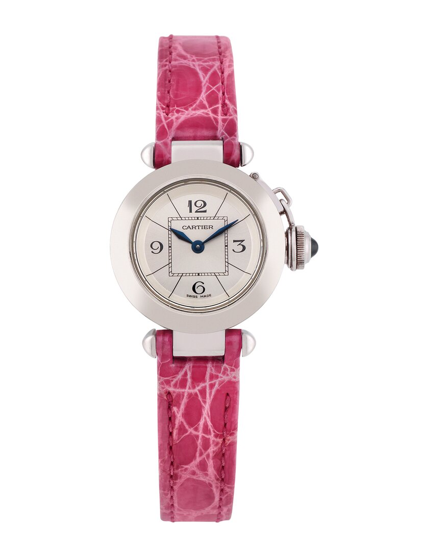 Cartier Women's Miss Pasha Watch, Circa 2000's (authentic Pre-loved) In Pink