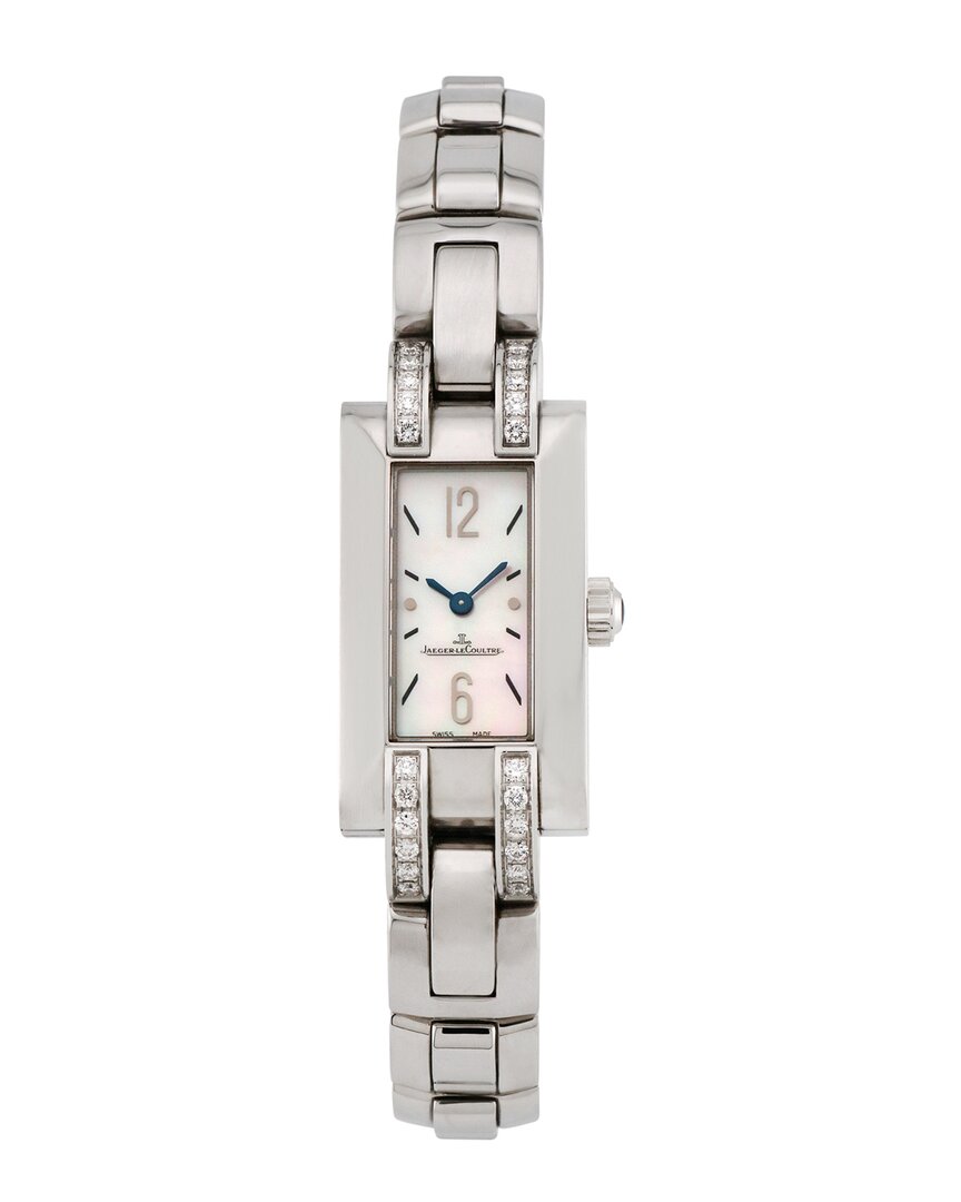 Jaeger-lecoultre Women's Ideale Diamond Watch, Circa 2000's (authentic Pre-loved) In Metallic