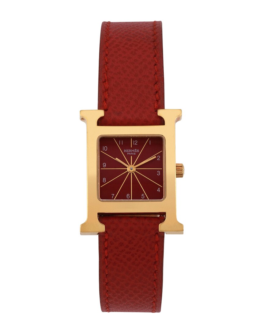 Pre-owned Hermes Hermès Women's Heure H Watch (authentic Pre-loved)