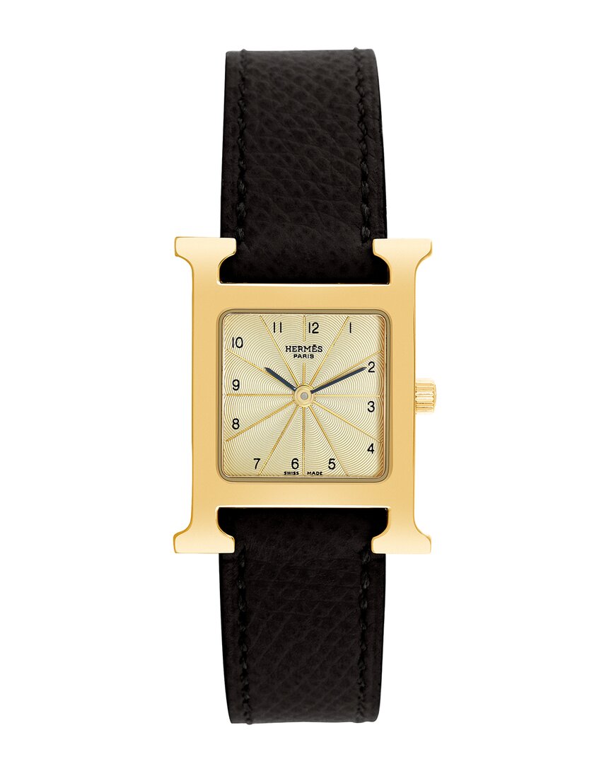 Pre-owned Hermes Hermès Women's H Watch, Circa 2000's (authentic Pre-loved)