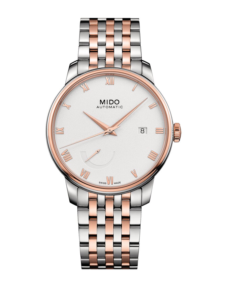 Mido Men's Baroncelli 40mm Automatic Watch In Gold