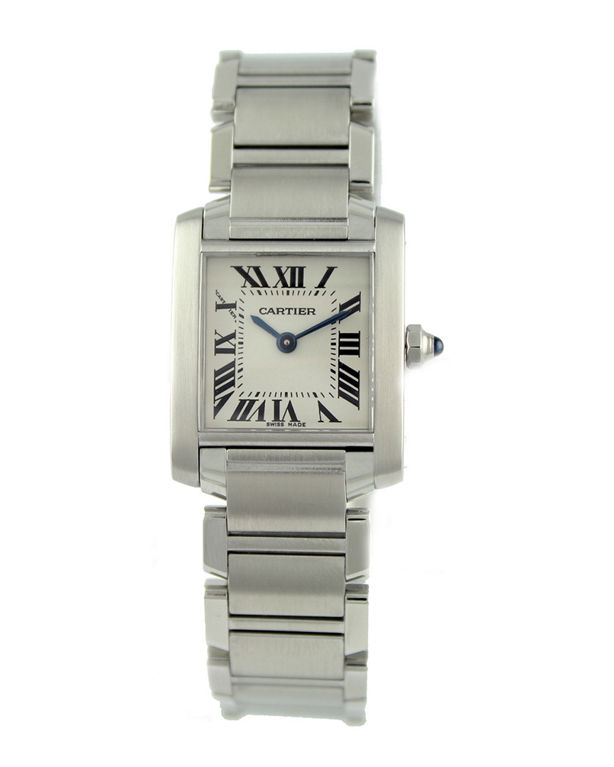 Cartier Women's Tank Francaise Watch In Metallic