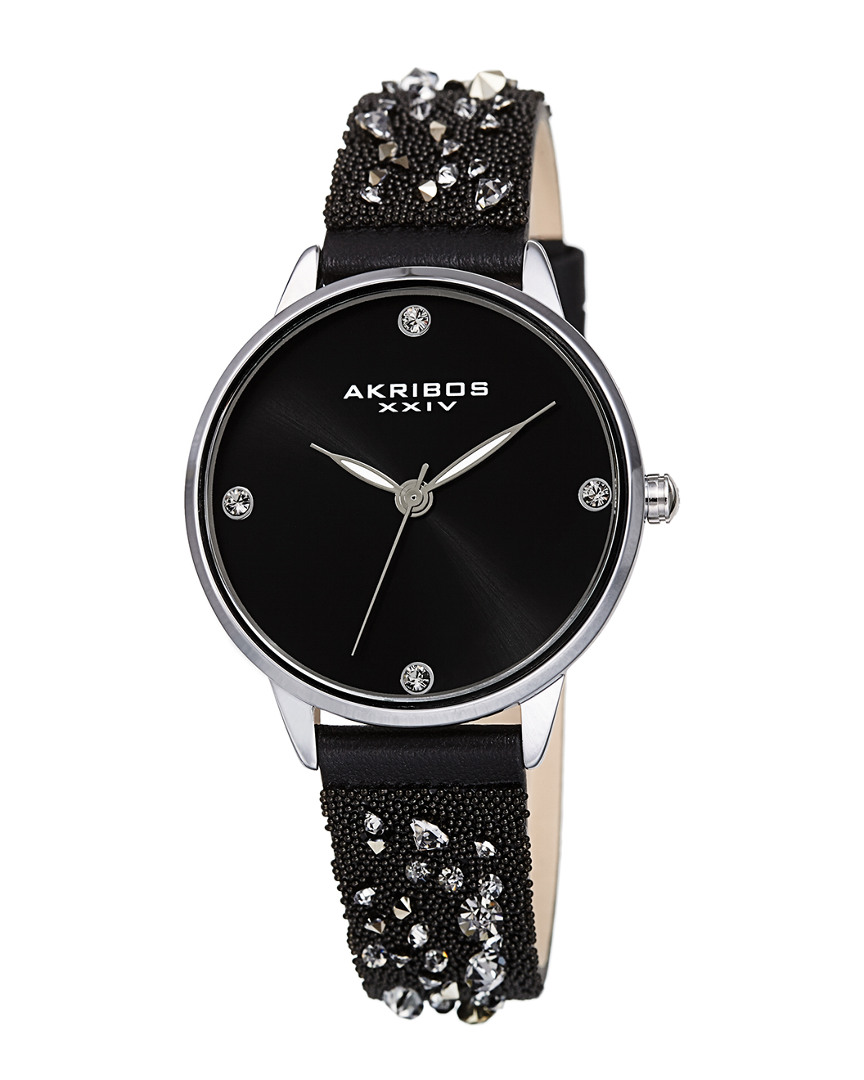 Akribos Xxiv Women's Swarovski Crystal Watch