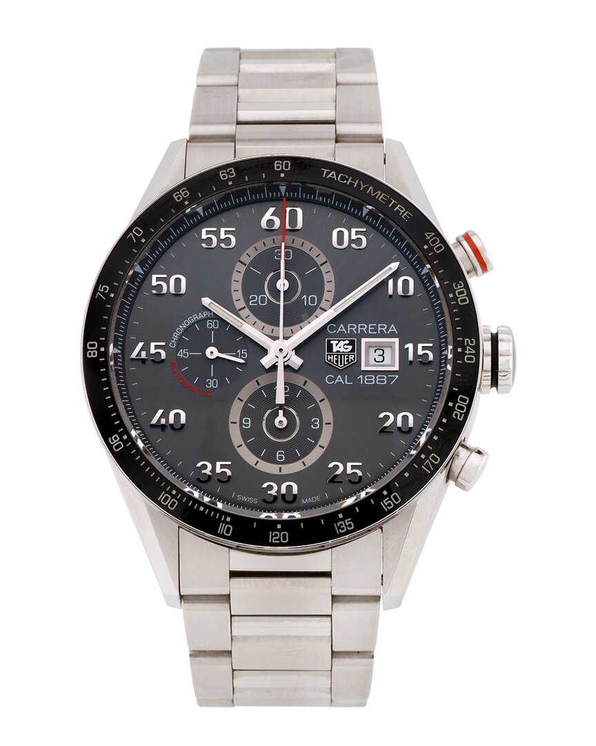 Tag Heuer Men's Carrera Watch In Metallic