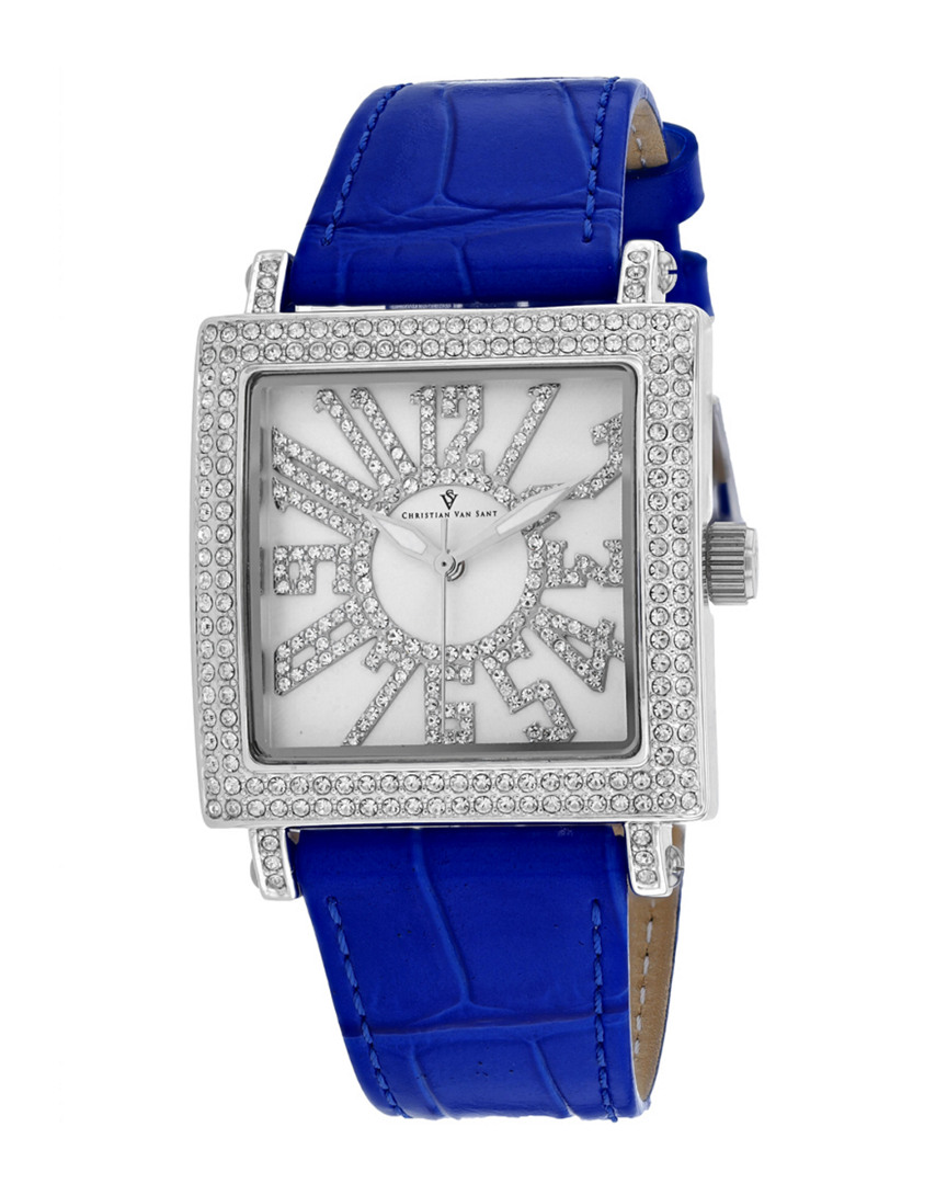 Christian Van Sant Women's Lumina Watch In Blue